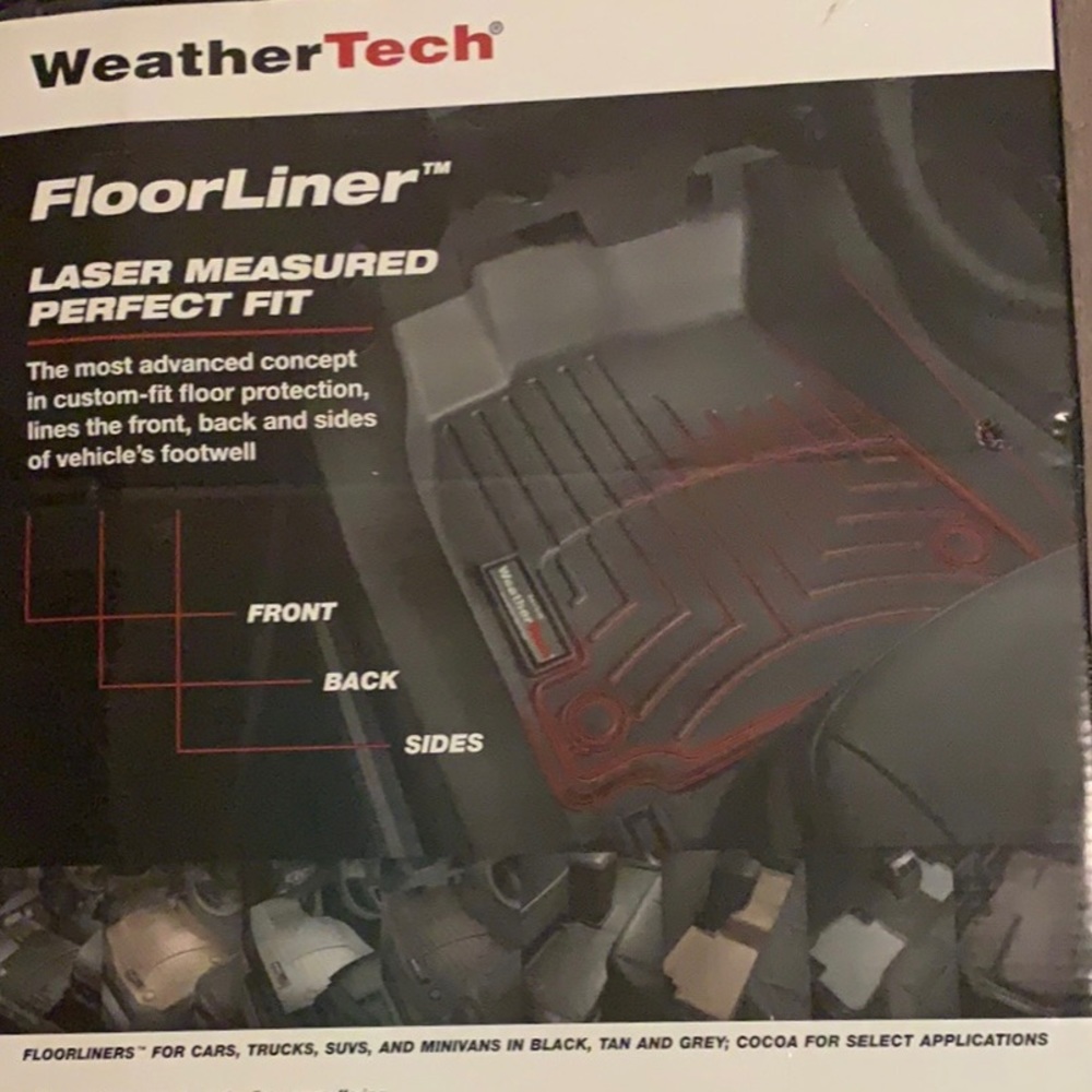 NEW IN BOX WeatherTech Grey FloorLiner part#466071